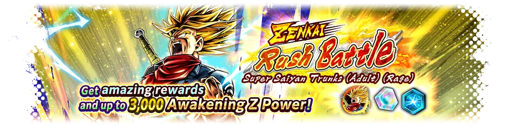 ZENKAI Rush戰鬥 - 超級賽亞人 特南克斯：青年期（憤怒） -