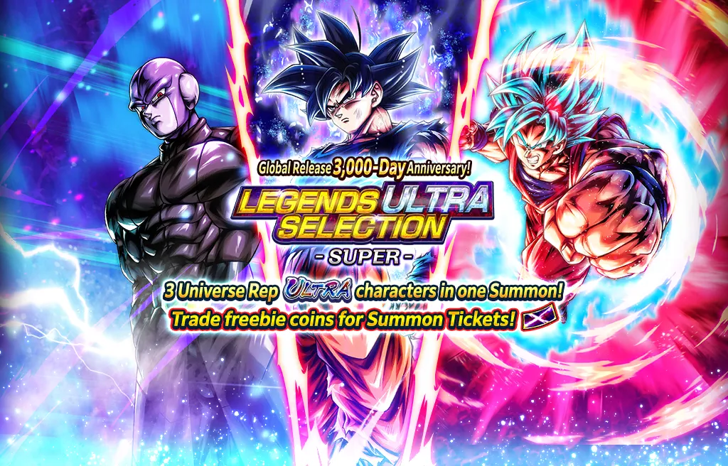 全球上架3000天紀念！LEGENDS ULTRA SELECTION - SUPER -
